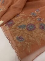 Merlin (Pure designer Organza) - Tangerine - Image 2