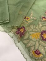 Merlin (Pure designer Organza) - Pistachio Green