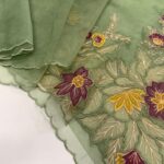 Merlin (Pure designer Organza) - Pistachio Green