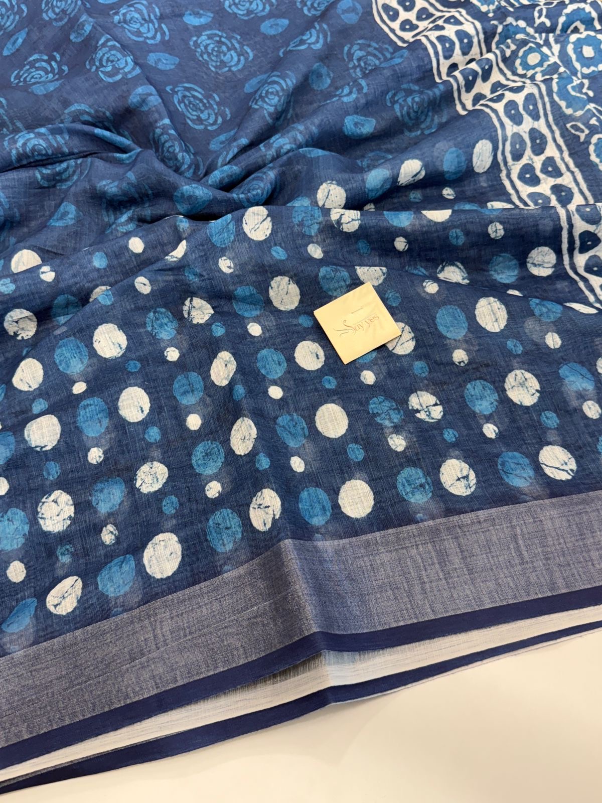 4412cd6e-bc68-470b-9def-e31eb3eb811d Adlyn (Block printed Linen) - SY010 - Image 1