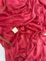 NoorPatta (Space silk saree) - Dusty Rose - Image 2