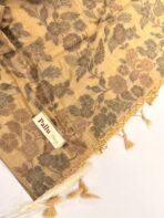 Let’s bloom (Muga cotton) - Walnut - Image 3