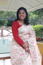 Ayla (Kora tissue silk) - Soft nude beige