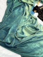 Aura (Dual tone space silk) - Peacock green - Image 4
