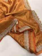 Sukhi (saree) - Burnt Orange - Image 2