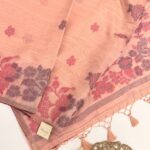 Let’s bloom (Muga cotton) - Warm peach