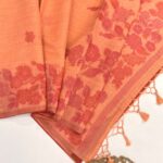 Let’s bloom (Muga cotton) - Apricot