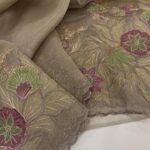 Merlin (Pure designer Organza) - Muted Taupe