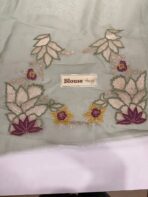 Merlin (Pure designer Organza) - Pistachio Green - Image 4