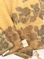 Let’s bloom (Muga cotton) - Walnut - Image 2