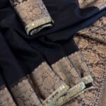 Antara (Banarasi tissue silk) - Luxe Black