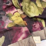 Amber light (Raw silk) - Deep brown