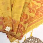 Let’s bloom (Muga cotton) - Marigold yellow