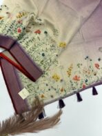 Sia (Embroidered Linen) - Purple