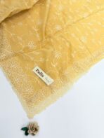 Amelia (Pure Hakoba Organza) - Sunshine Mustard - Image 2