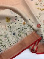 Sia (Embroidered Linen) - Tangerine - Image 2