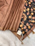 Anvita (Tussar silk) - Bright Tan
