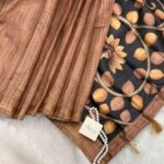 Anvita (Tussar silk) - Bright Tan
