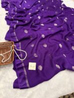 Aandal (Viscose Jute silk) - Royal Purple - Image 2