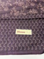 Ezhilmathi (Tussar silk) - Lavender - Image 4