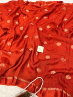 Aandal (Viscose Jute silk) - Ferrari red - Image 2