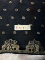 Aandal (Viscose dola silk) - Black - Image 5