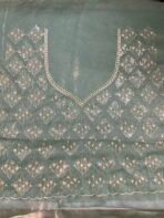 Darcey ( Pure glass organza) - Turquoise - Image 5