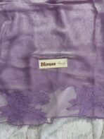 Aarohi ( Pure glass organza) - Lilac - Image 5