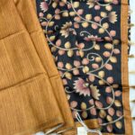 Anvita (Tussar silk) - Earthy Mustard