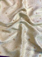 Sukhi (saree) - Ivory & Purple - Image 6