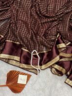 Dilruba (Viscose georgette) - Coffee bean - Image 2