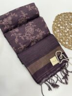 Ezhilmathi (Tussar silk) - Lavender