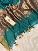 Zoya (Mul cotton) - Pine green - Image 3