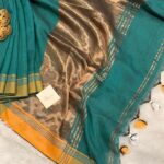 Zoya (Mul cotton) - Pine green