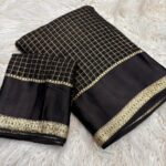 Dilruba (Viscose georgette) - Black