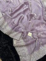 Darcey ( Pure glass organza) - Lilac - Image 4