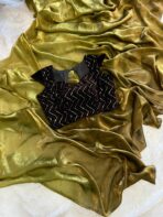 Aura (Dual tone space silk) - Golden Olive