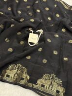 Aandal (Viscose dola silk) - Black - Image 3