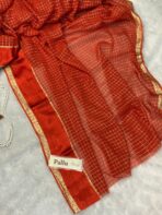 Dilruba (Viscose georgette) - Burnt Orange - Image 5