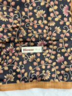 Anvita (Tussar silk) - Earthy Mustard - Image 3