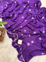 Aandal (Viscose Jute silk) - Royal Purple