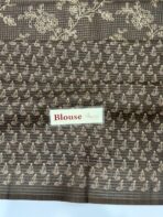 Ezhilmathi (Tussar silk) - Mocha - Image 4