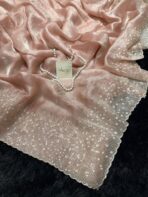 Darcey ( Pure glass organza) - Peachy - Image 4