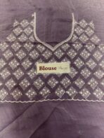 Darcey ( Pure glass organza) - Lilac - Image 5