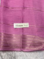 Bhumi (Semi Mysore crepe) - Vermilion red - Image 6