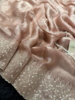 Darcey ( Pure glass organza) - Peachy