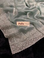 Darcey ( Pure glass organza) - Turquoise - Image 4