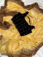 Aura (Dual tone space silk) - Marigold - Image 4