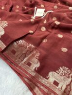 Aandal (Viscose dola silk) - Coffee bean - Image 4