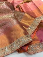 Sukhi (saree) - Salmon - Image 4